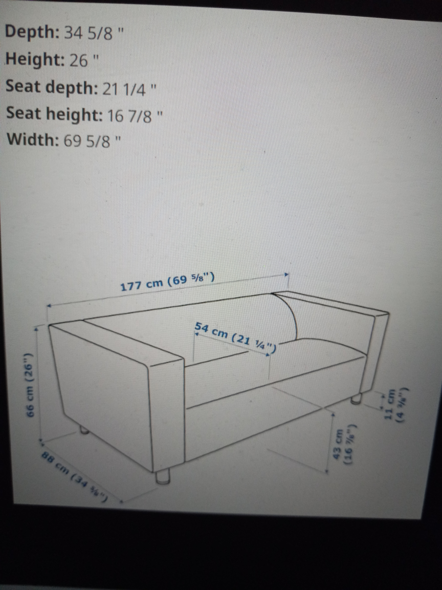 Black KIPPLAN Leather Sofa - photo 2