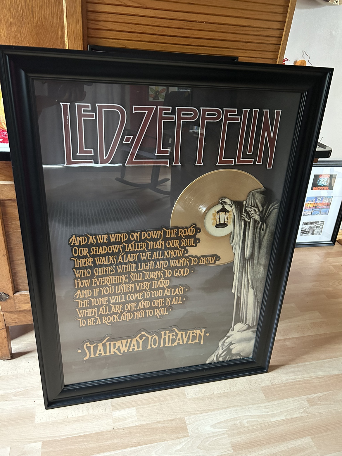 Led Zeppelin Framed Poster