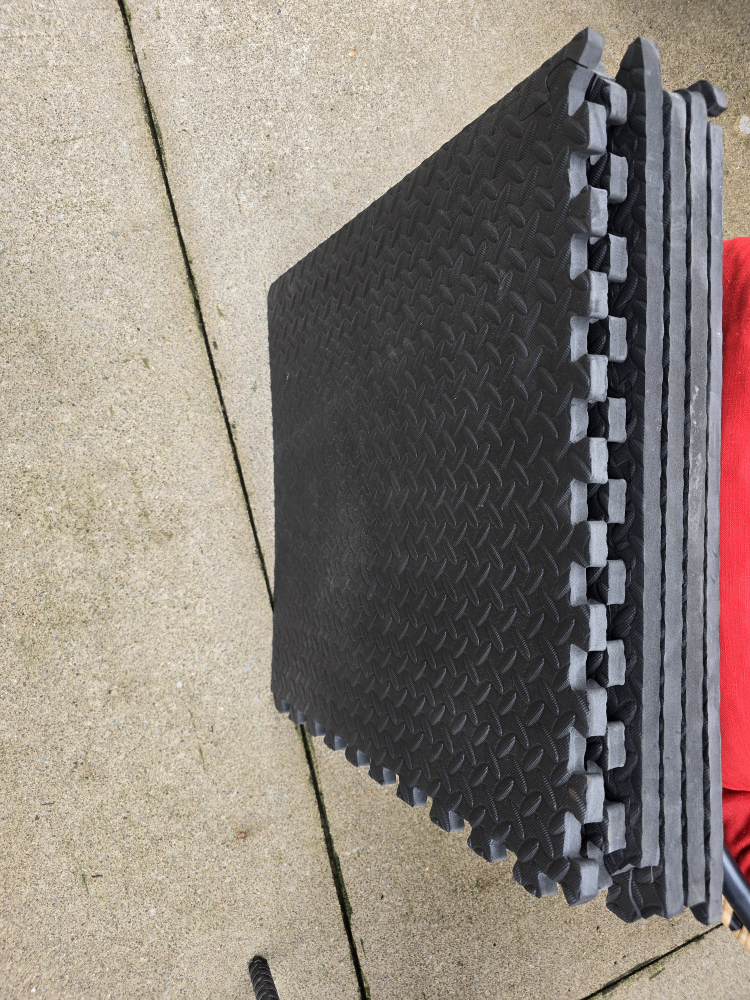 Interlocking Exercise Mats, Set of 6, 3/4" thick - photo 2
