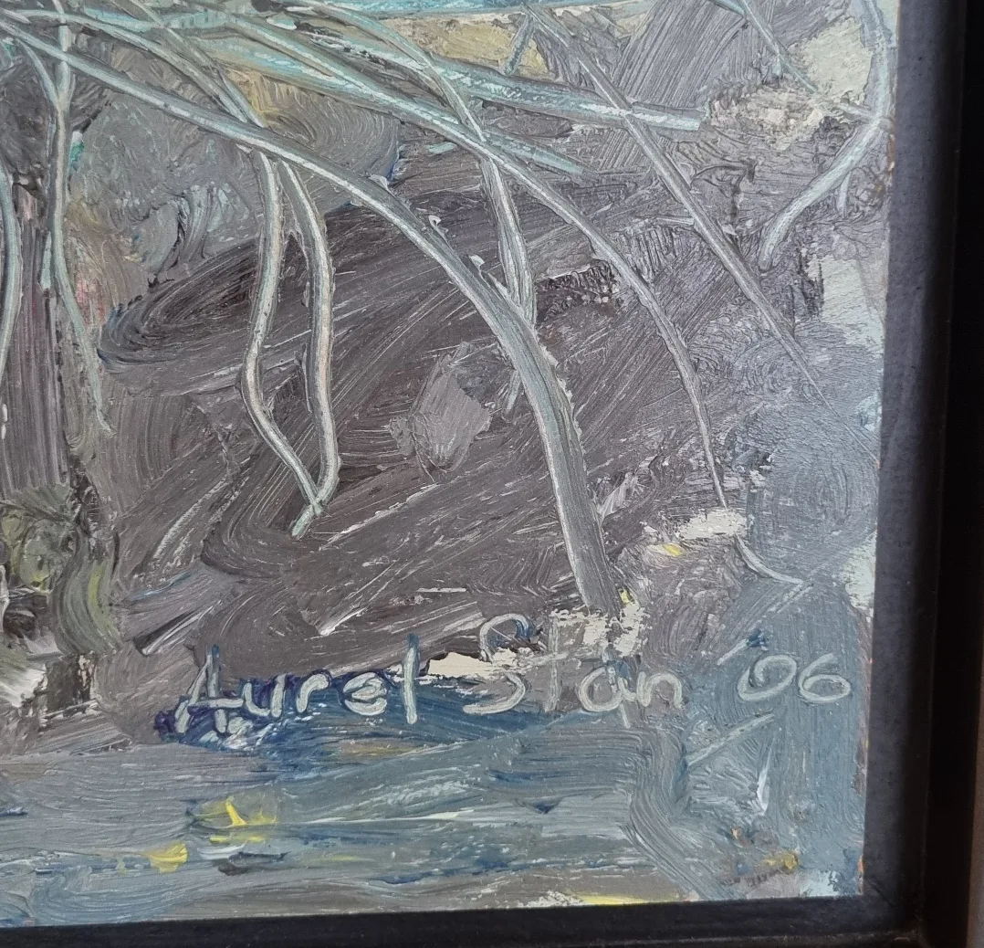 Aurel Stan Acrylic Painting on Wood - 20 x 16 Inches image indicator(3)