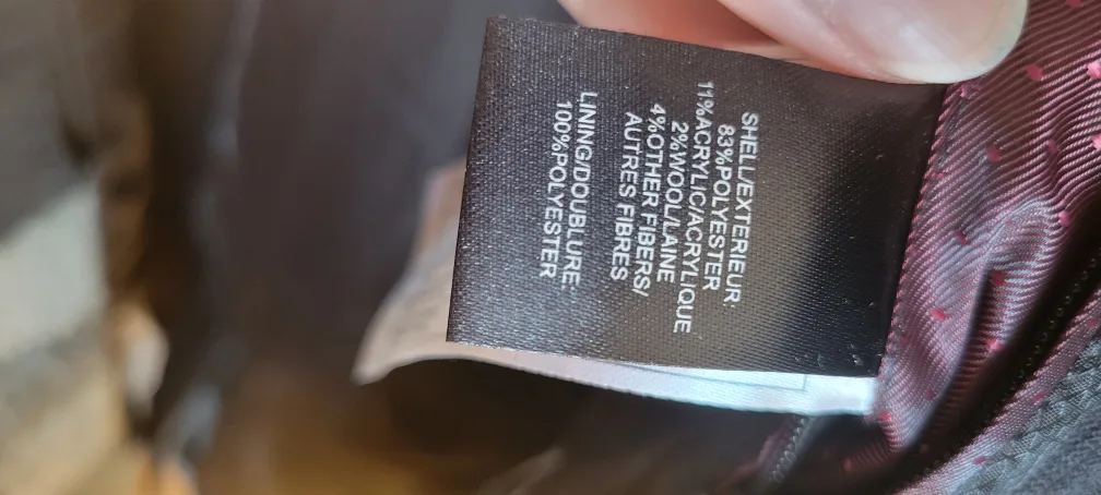 Men's Fall and Winter Raw Black & Grey Plaid Jacket/Coat image indicator(7)