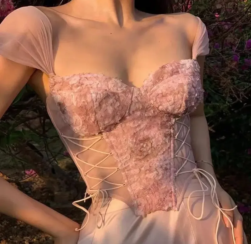 Pink Corset Top thumbnail