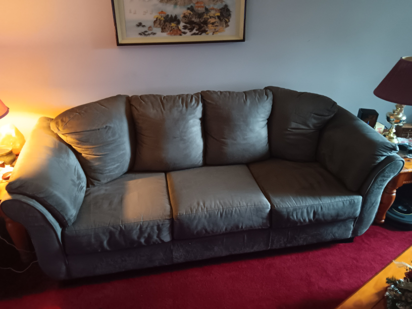 Grey Sofa and chair