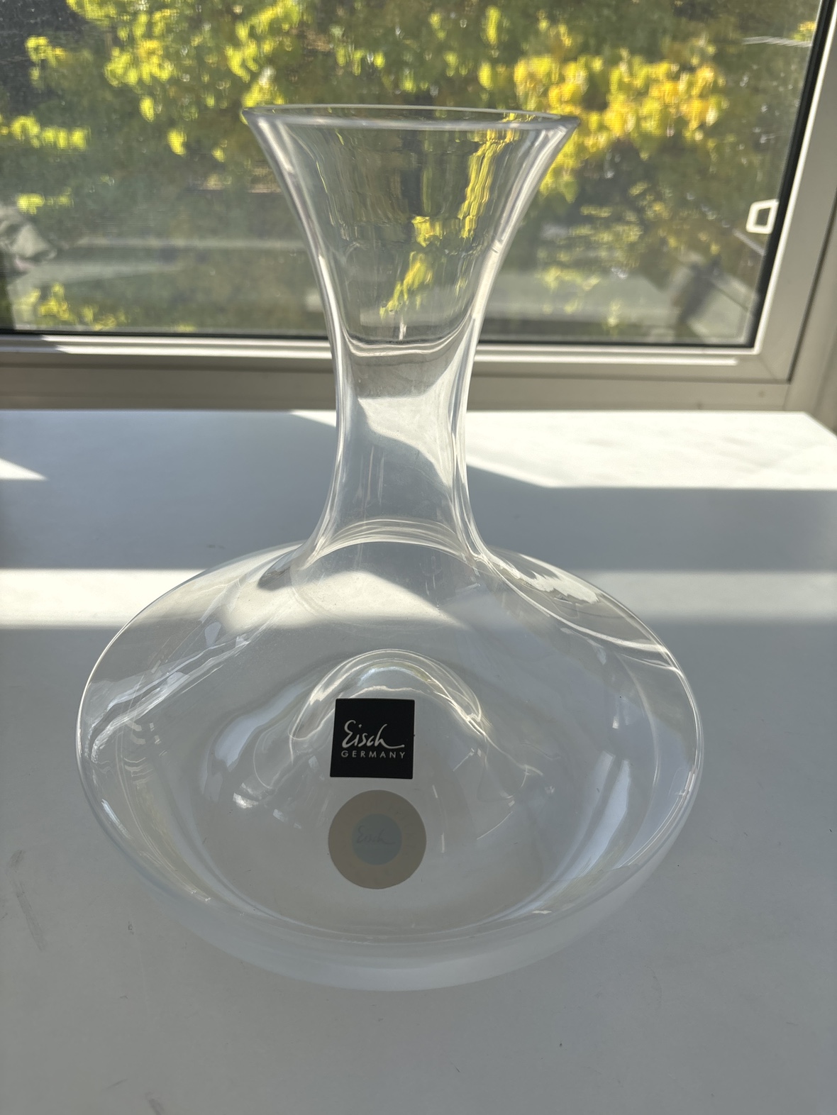 Eisch Crystal Decanter 9.5” high /10 wide