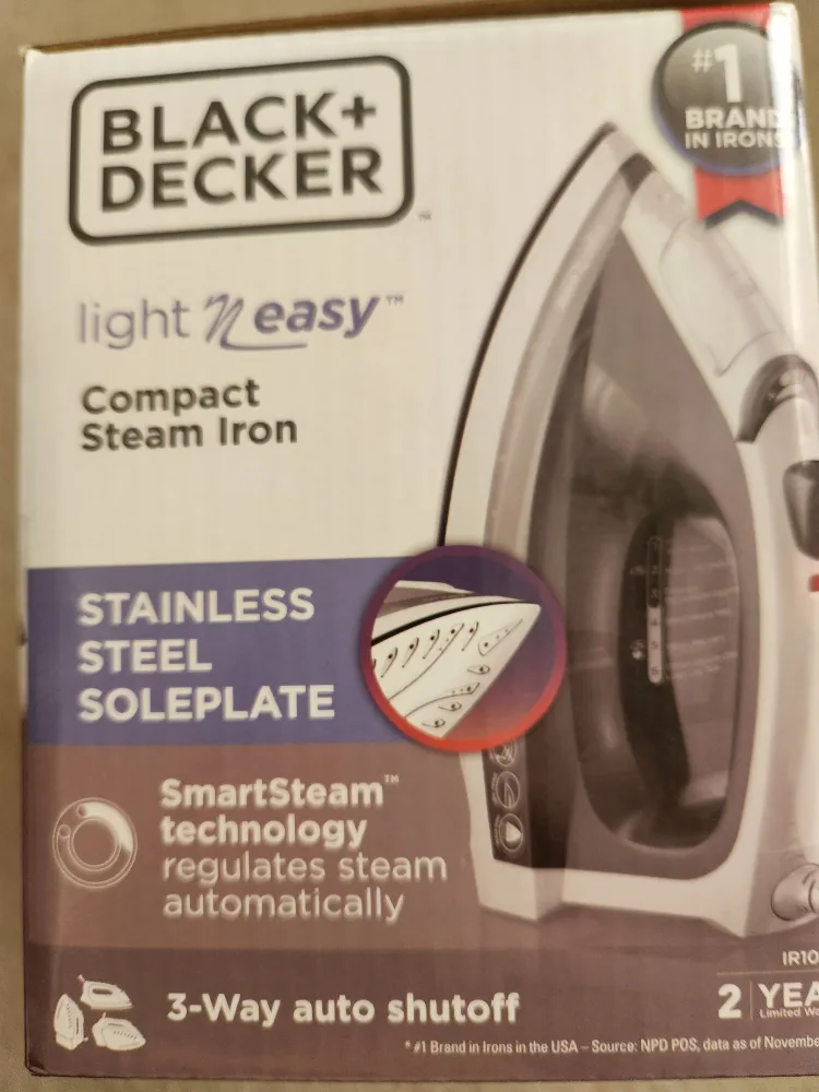 Black+Decker Light N Easy Compact Steam Iron image indicator(3)