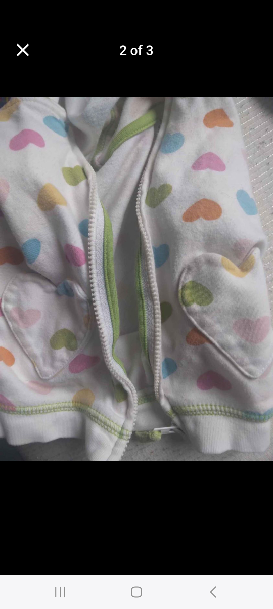 Carter's 9 Month Baby Girl Hoodie