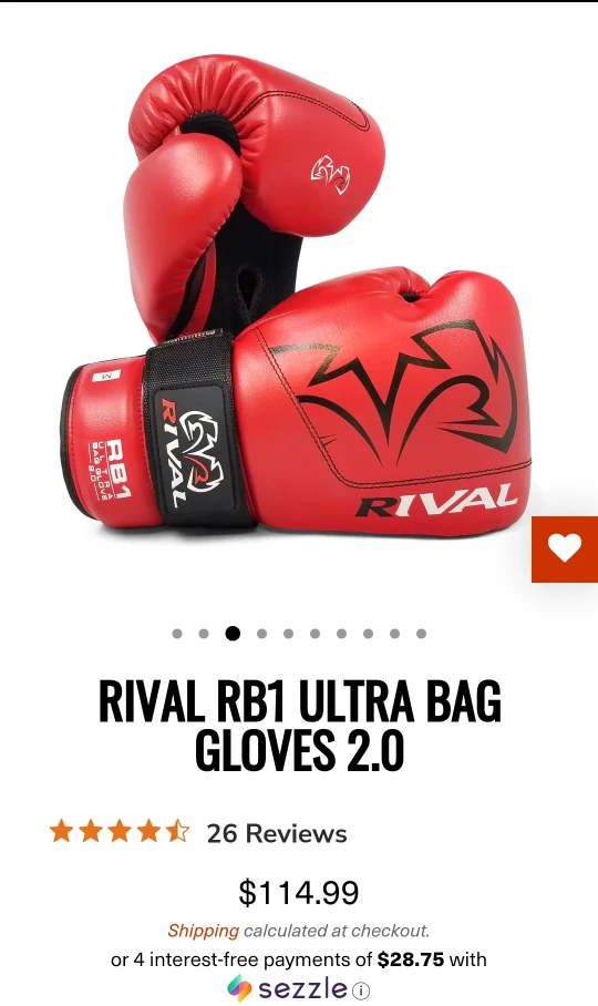 Rival RB1 Ultra Bag Gloves 2.0 - Medium - photo 5