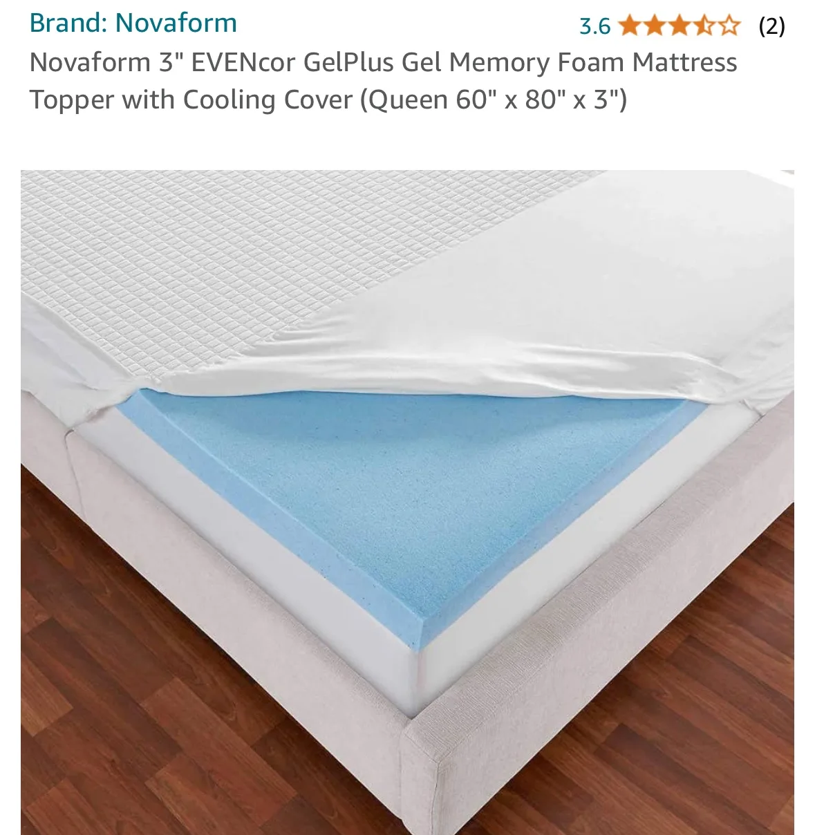 Queen Size  Deluxe Cooling Comfort Mattress Topper image indicator(9)