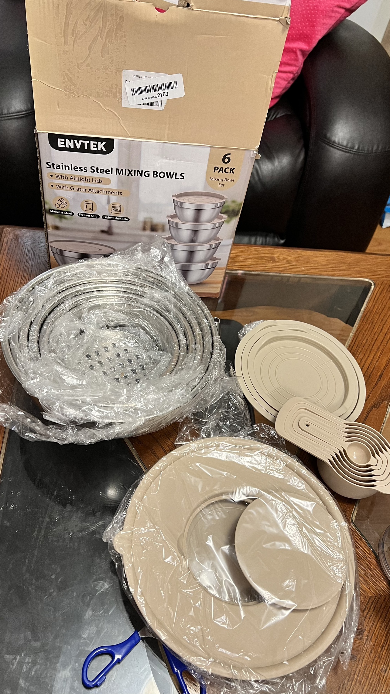 ENVTEK Stainless Steel Mixing Bowls Set