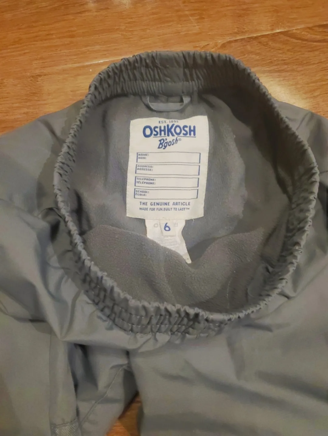 Winter OshKosh  snow pants  Size 6 kids image indicator(5)