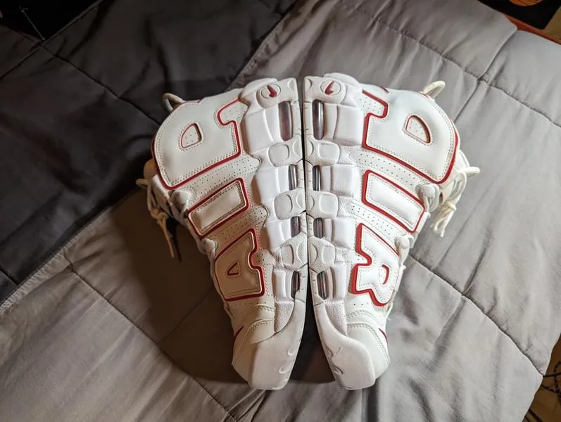 Nike Air More  Uptempo “University Red”, Men’s Size 11.5 image indicator(5)