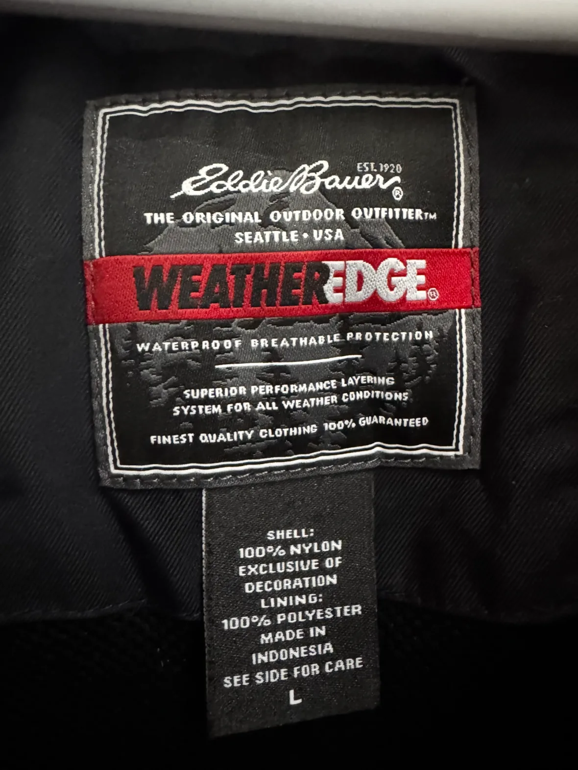 Eddie Bauer WeatherEdge waterproof jacket - Size L image indicator(3)
