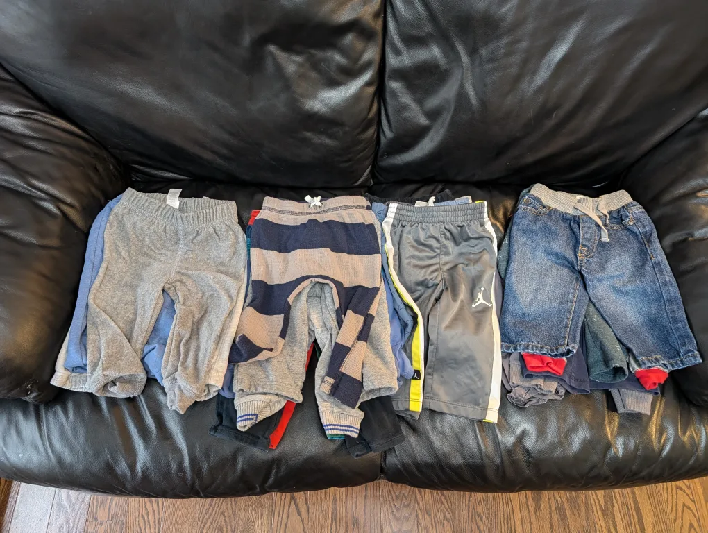 Bundle of Baby Boys' Pants size 6-12M thumbnail