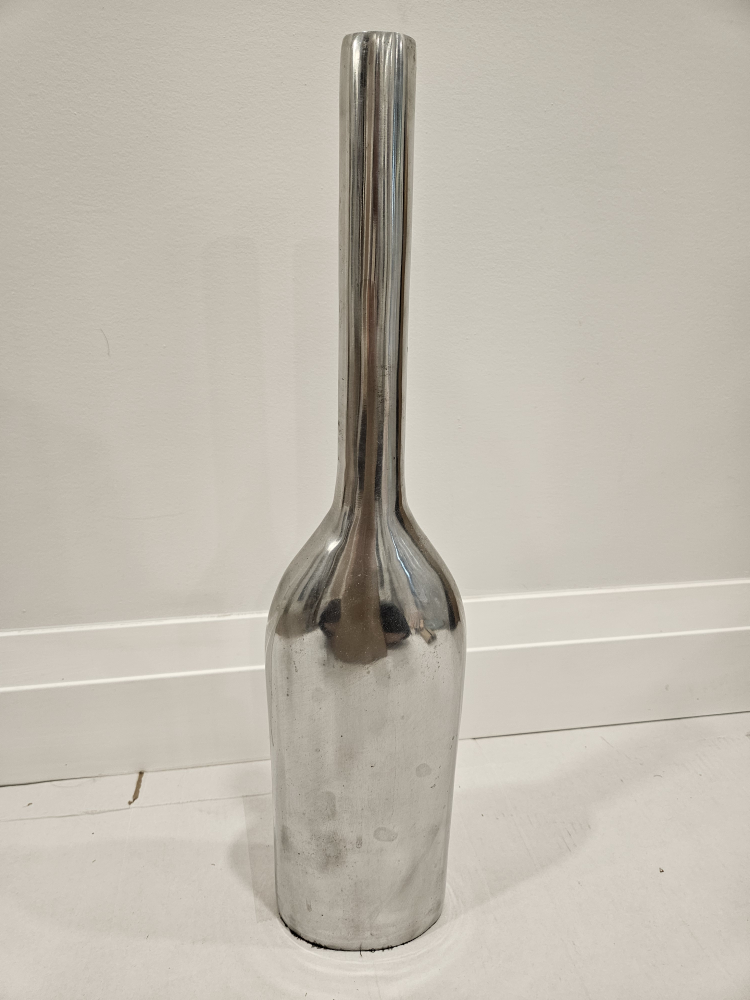 Silver Metal Vase