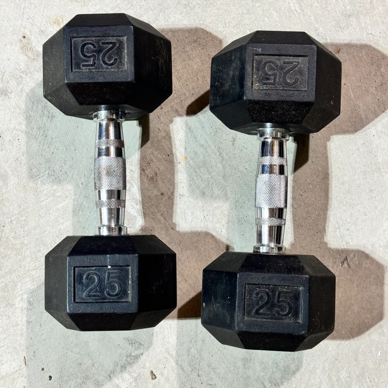 25 lbs Dumbbells (Pair) thumbnail