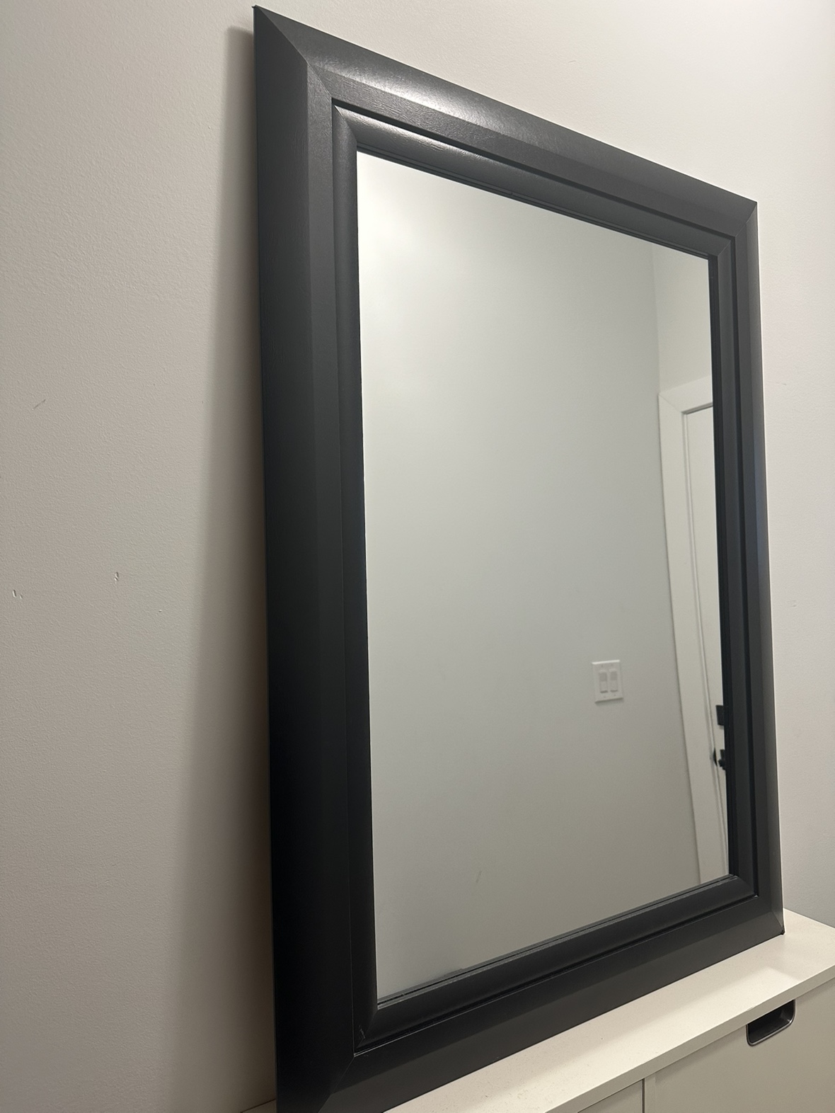 Large Black Mirror - Great Condition - photo 2