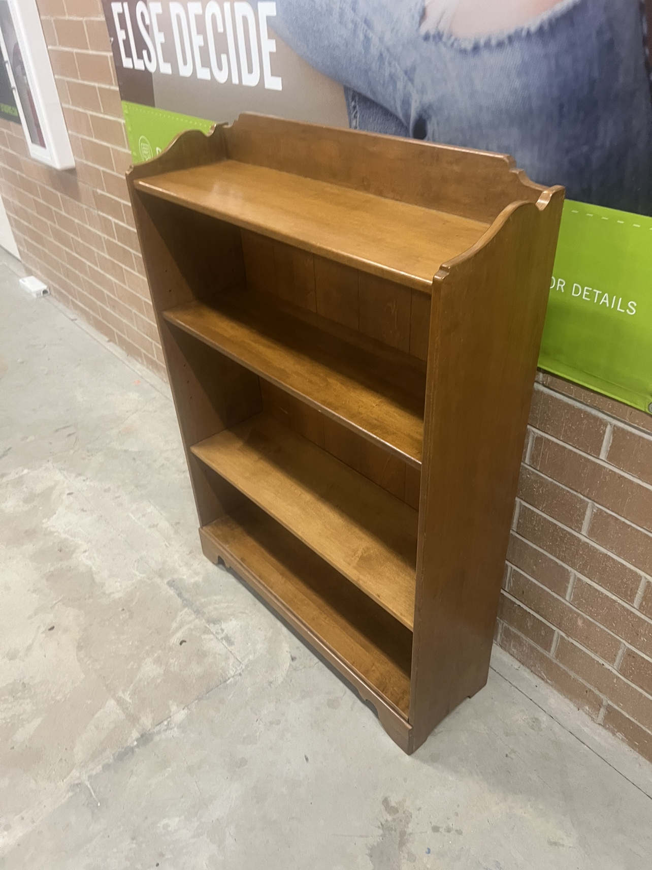 Ethan Allen Wooden Bookshelf 4 ft - photo 3