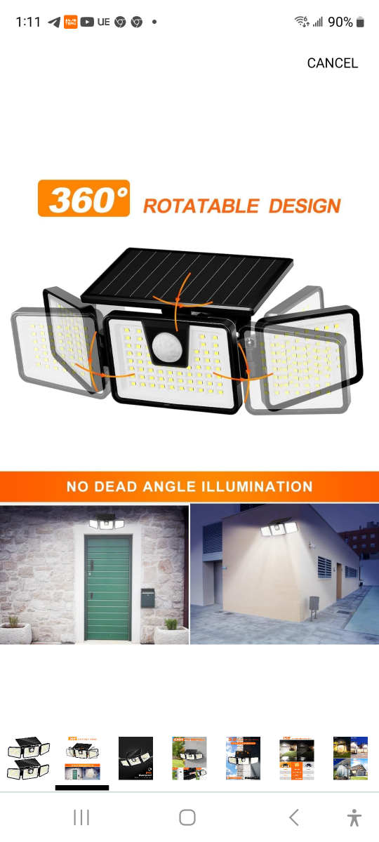 Brand new 2 pack Solar light outdoor with motion sensor - photo 2