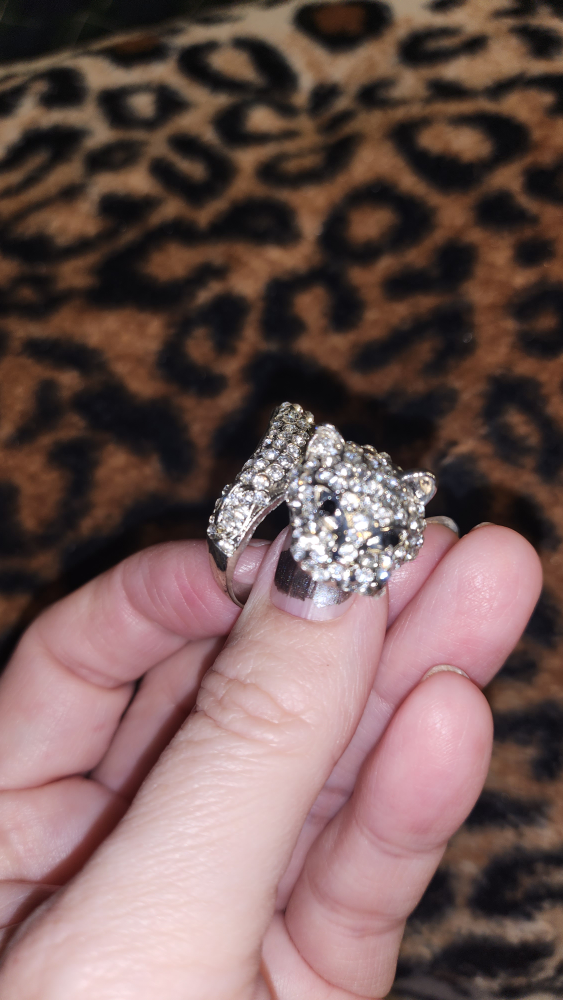Rhinestones Leopard Ring - photo 2