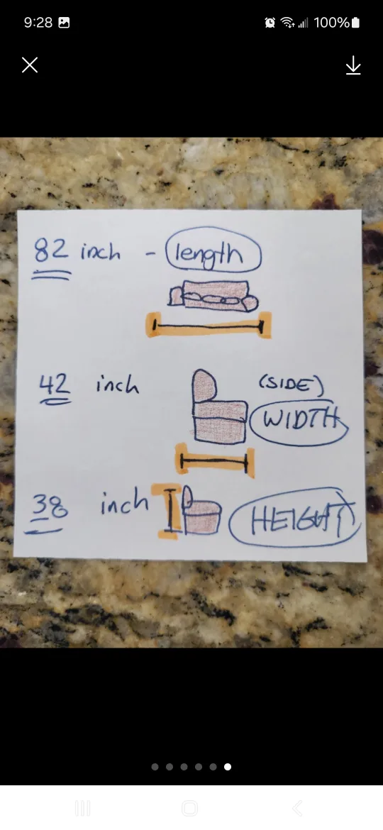 Reclining Leather Sofa image indicator(2)