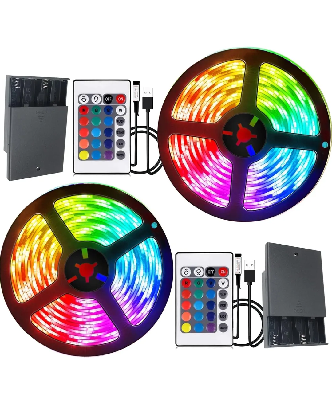 LED Strip Lights with Remote (2Pack) thumbnail