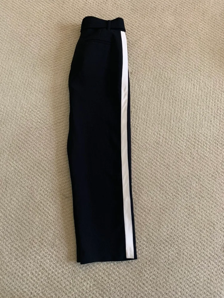 Wilfred Black Side Stripe Pants image indicator(3)