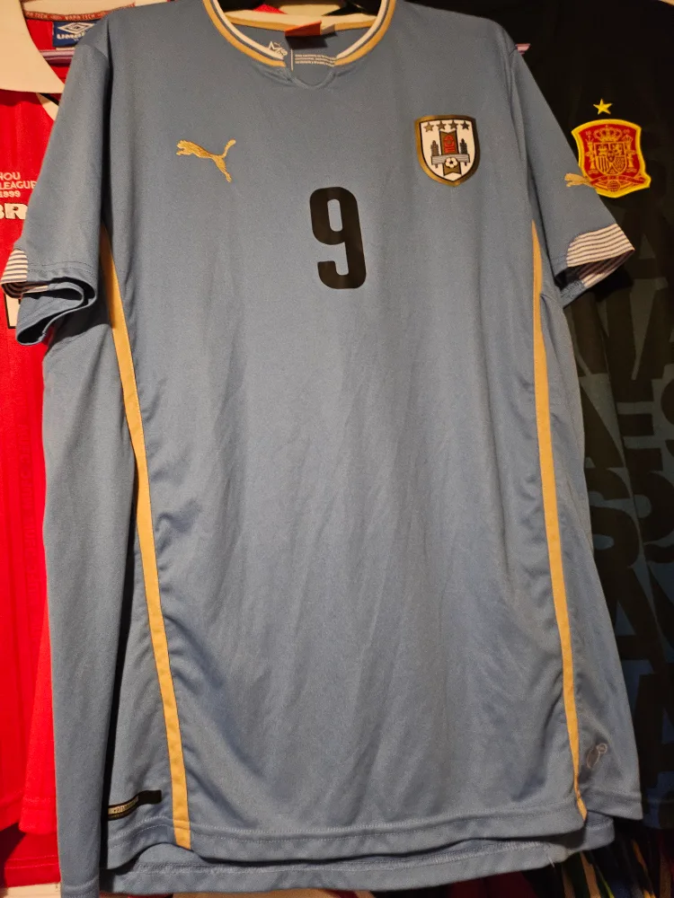 Uruguay 2014 World Cup Puma Soccer jersey image indicator(2)