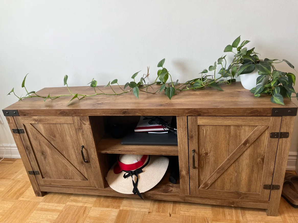 TV Stand with Shelf