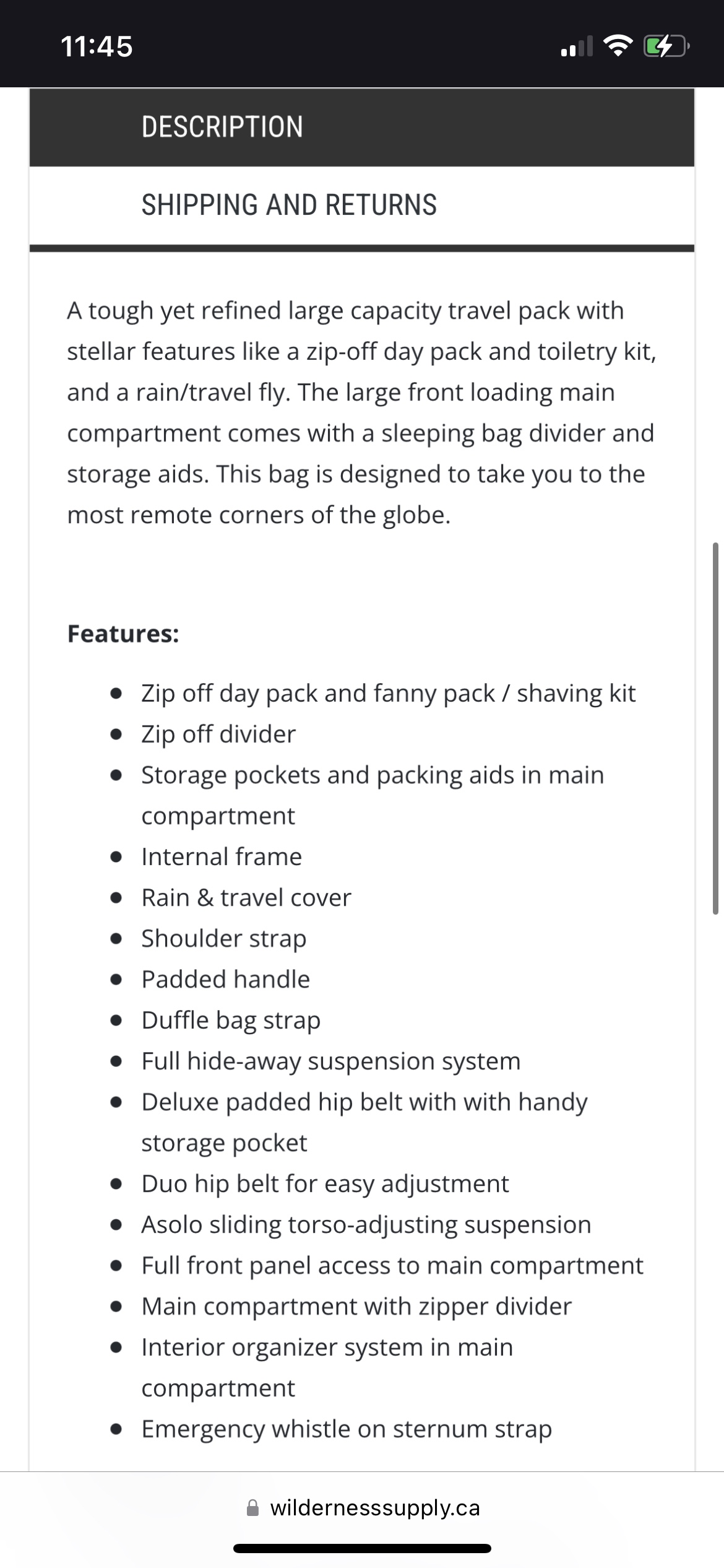 Travel backpack: ASOLO Navigator 70 - With Daypack & Fannypack - photo 4