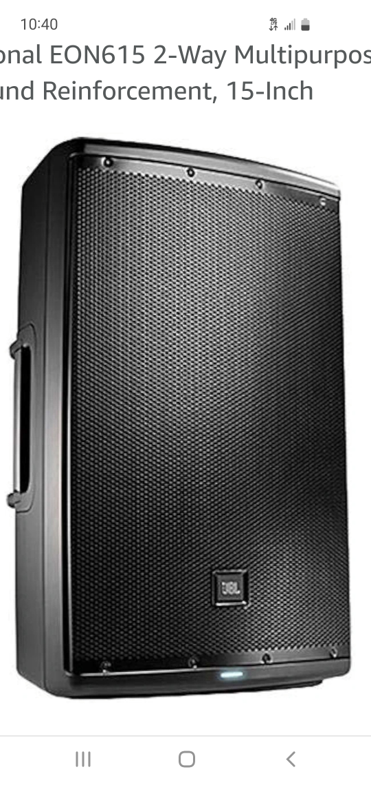 JBL EON615 2-Way Multipurpose Speaker