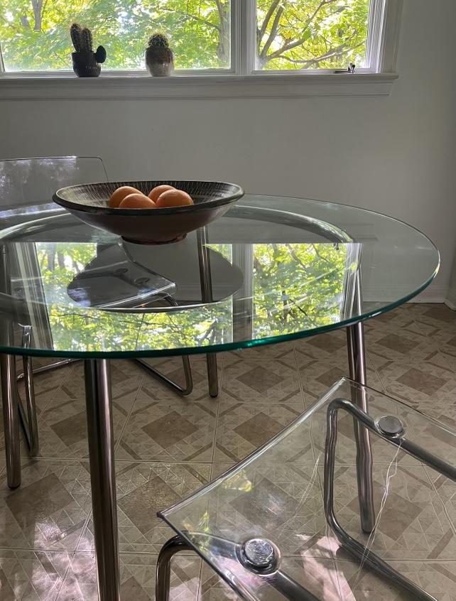Glass Dining Table Set with Two Chairs - photo 4