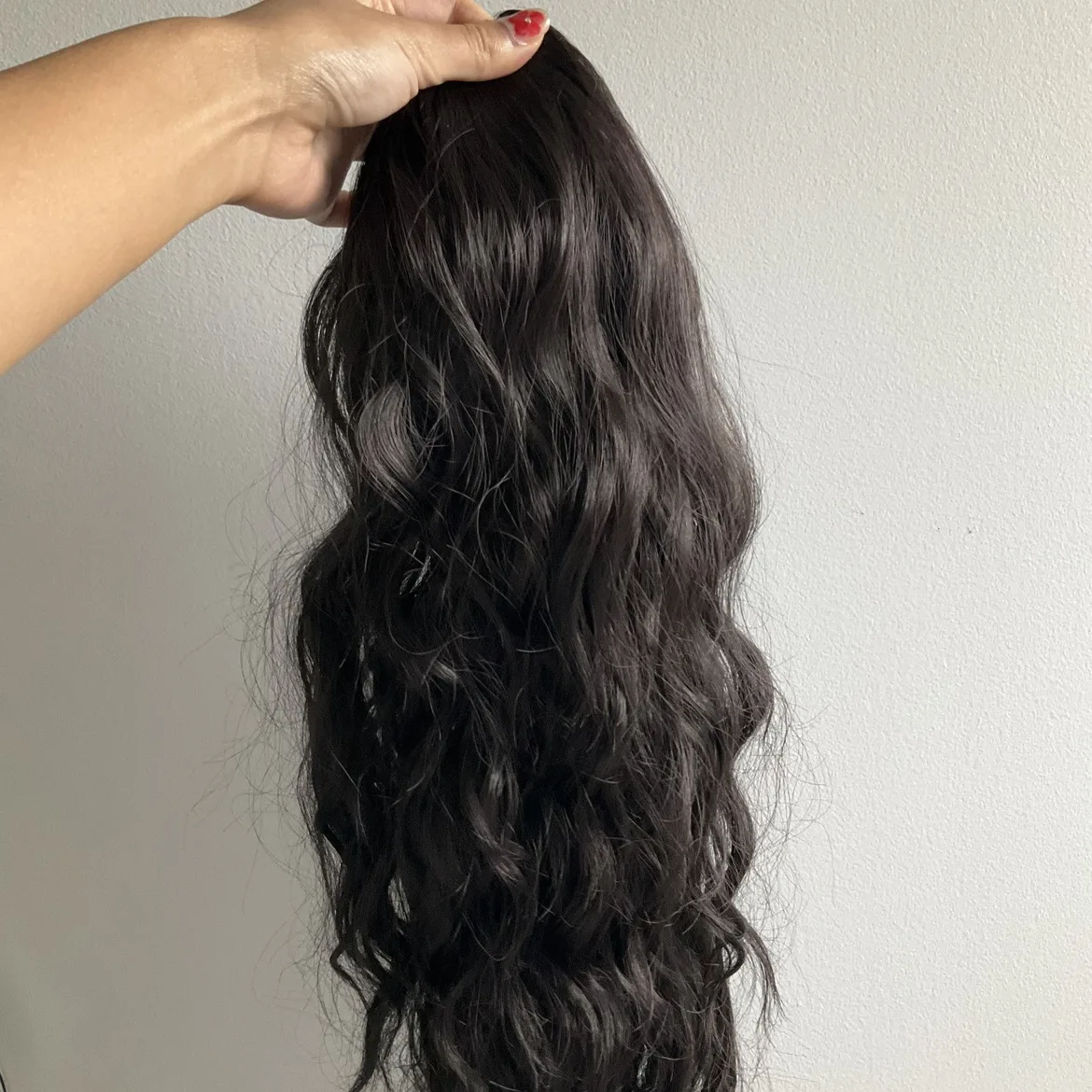 Black Clip in Ponytail Hair Extension thumbnail