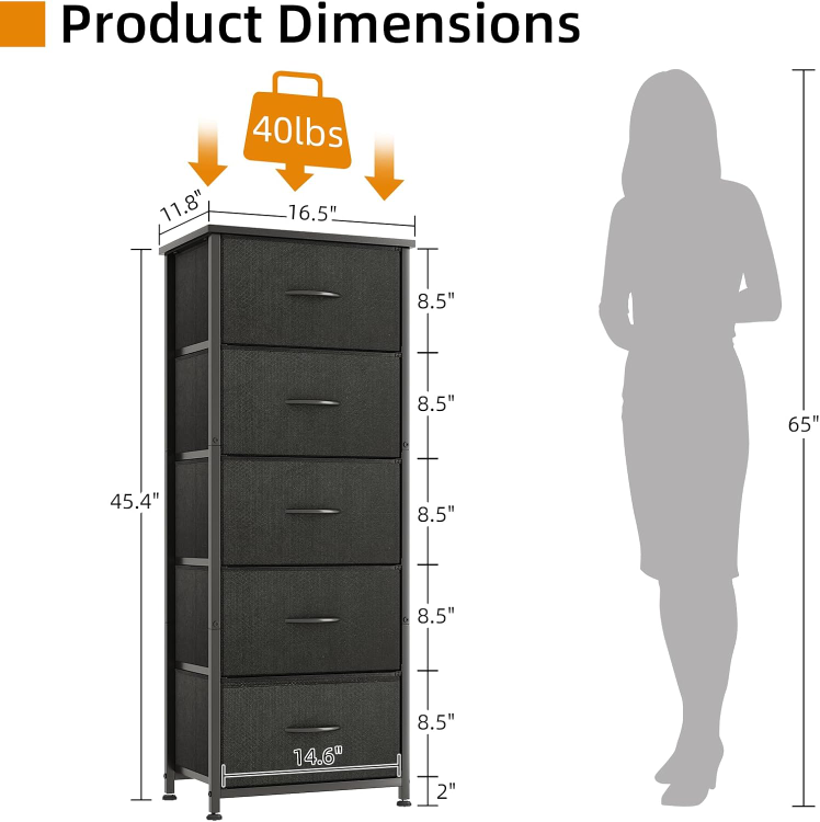 5 Drawer Dresser