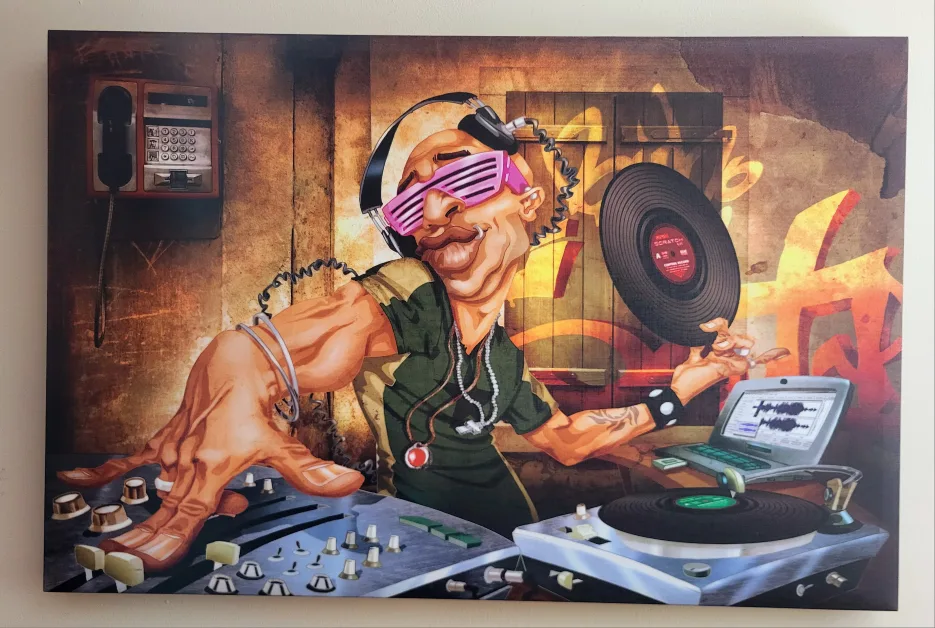 DJ Canvas Wall Art (Larger sized) thumbnail