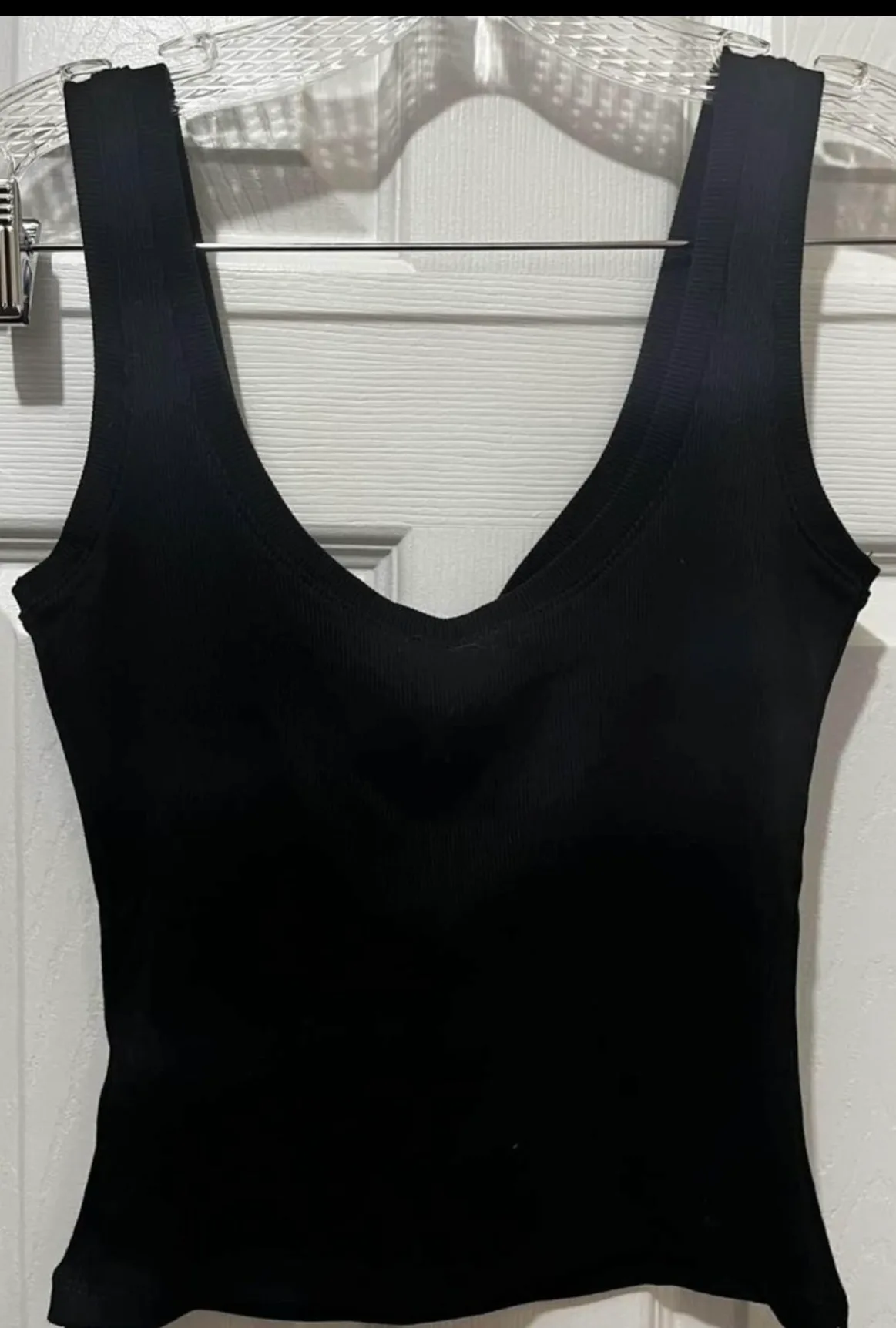 Dynamite Black Ribbed Tank Top image indicator(6)