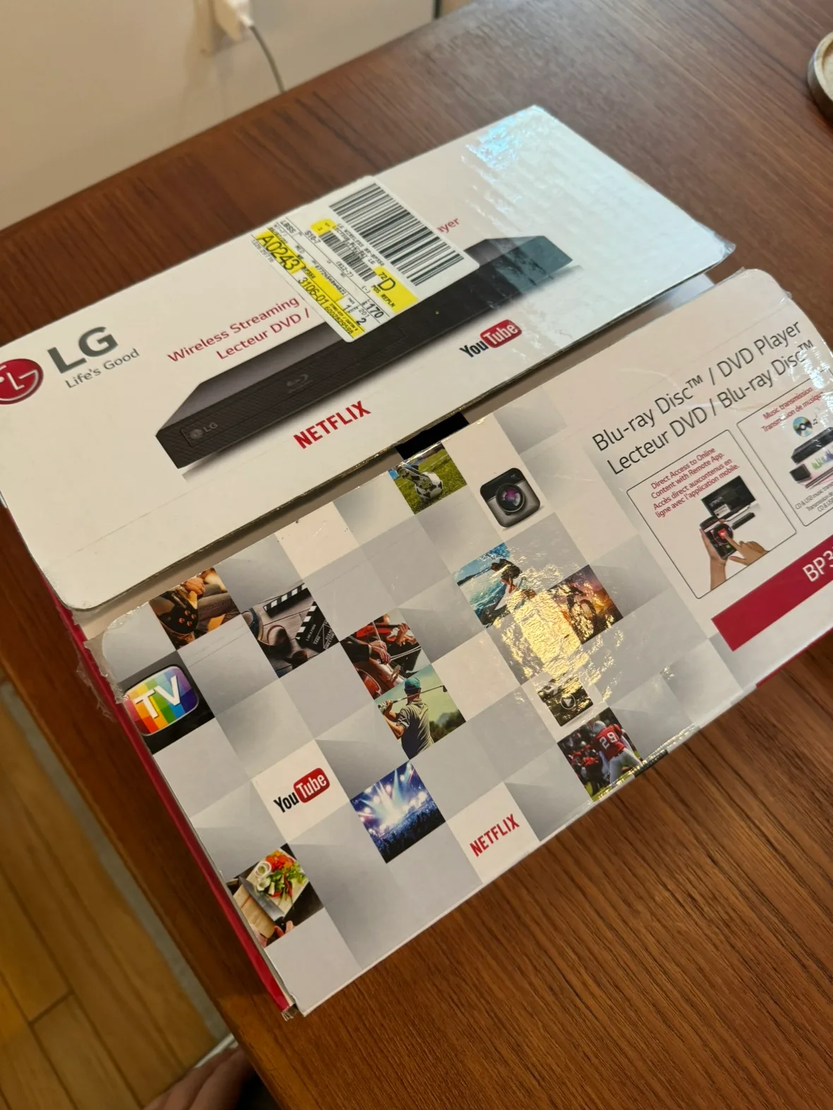 LG BP350 Blu-ray Disc/DVD Player thumbnail