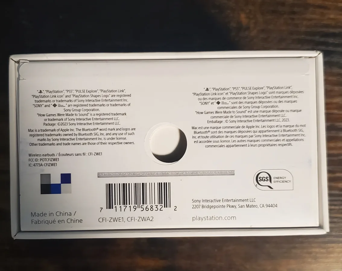 BNIB - PlayStation PULSE Explore Wireless Earbuds image indicator(5)