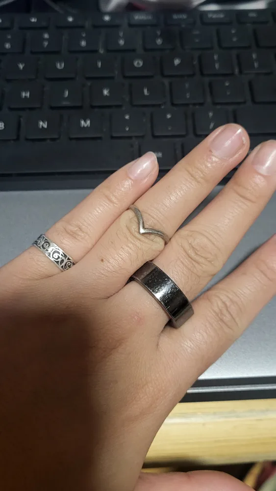 Sterling Silver 925 Chevron Ring (Size 5) image indicator(3)