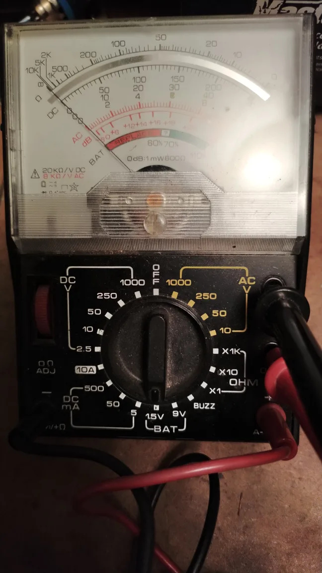 Vintage Analogue Multimeter image indicator(2)