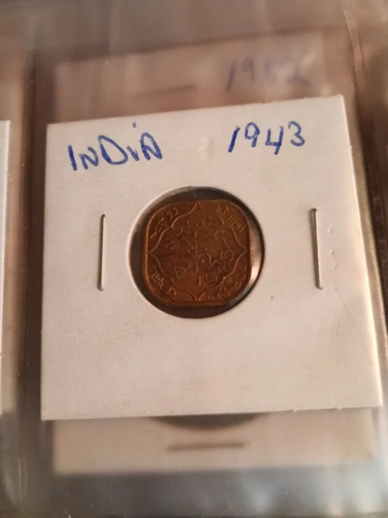1943 India One Anna Coin image indicator(2)