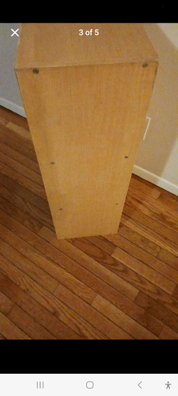 Wooden Bookcase with 3 Shelves - photo 2