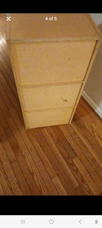 Wooden Bookcase with 3 Shelves - photo 4
