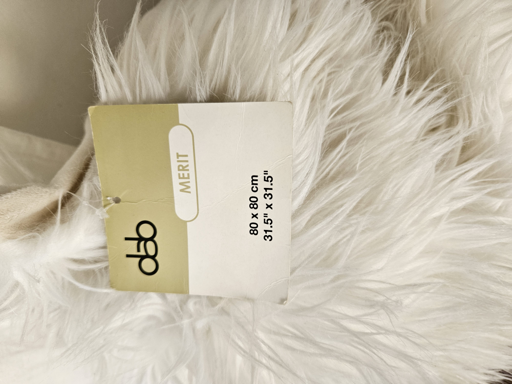 White Faux Fur Pillows - photo 2