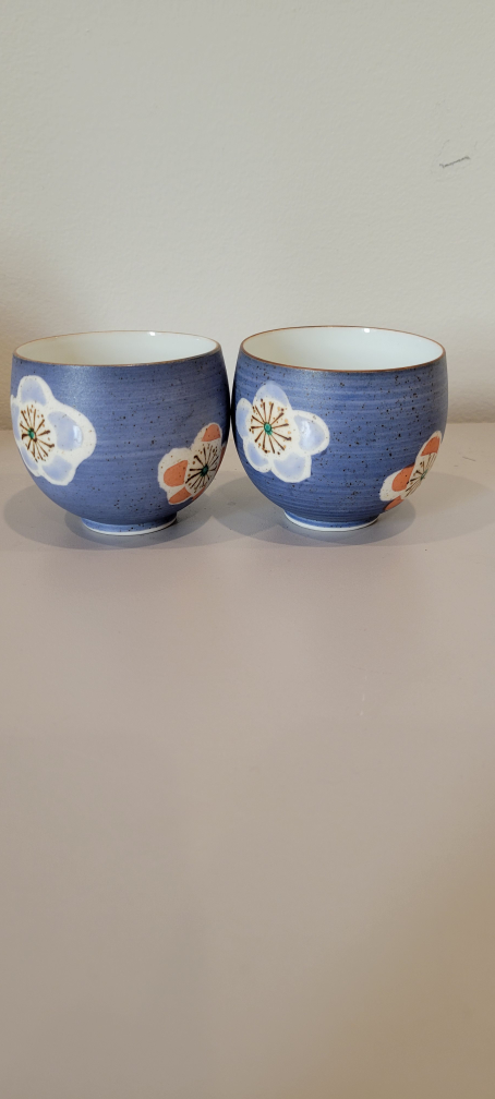 Blue and White Floral Teacups ##freecycle