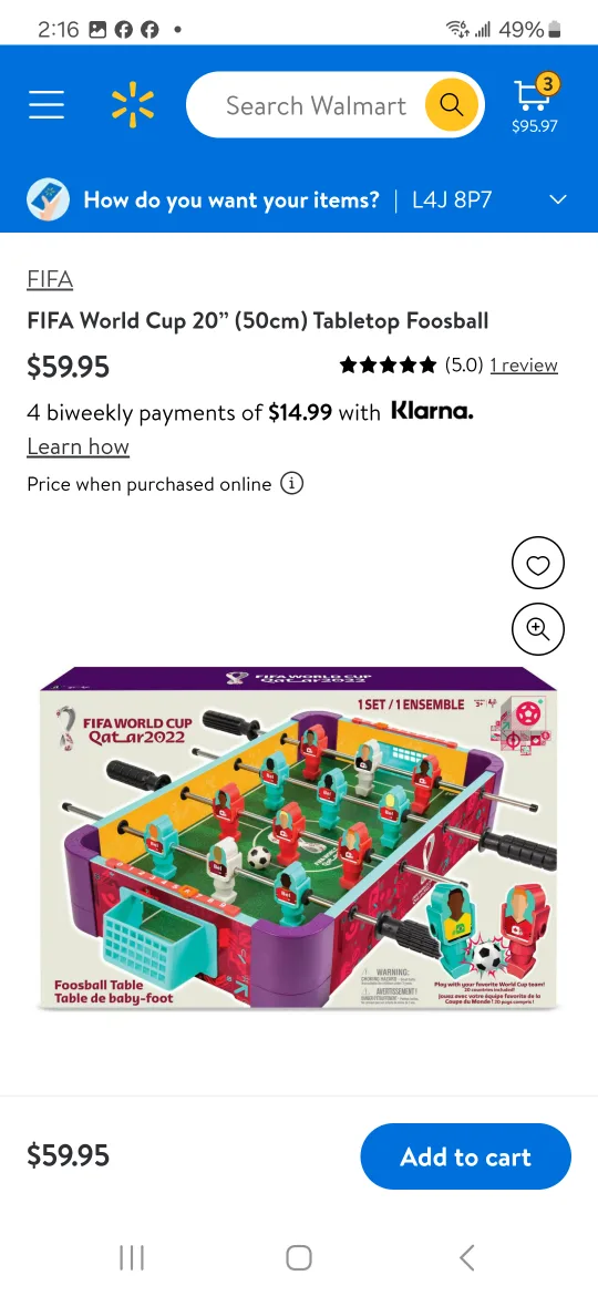 FIFA World Cup 2022 Tabletop Foosball image indicator(3)