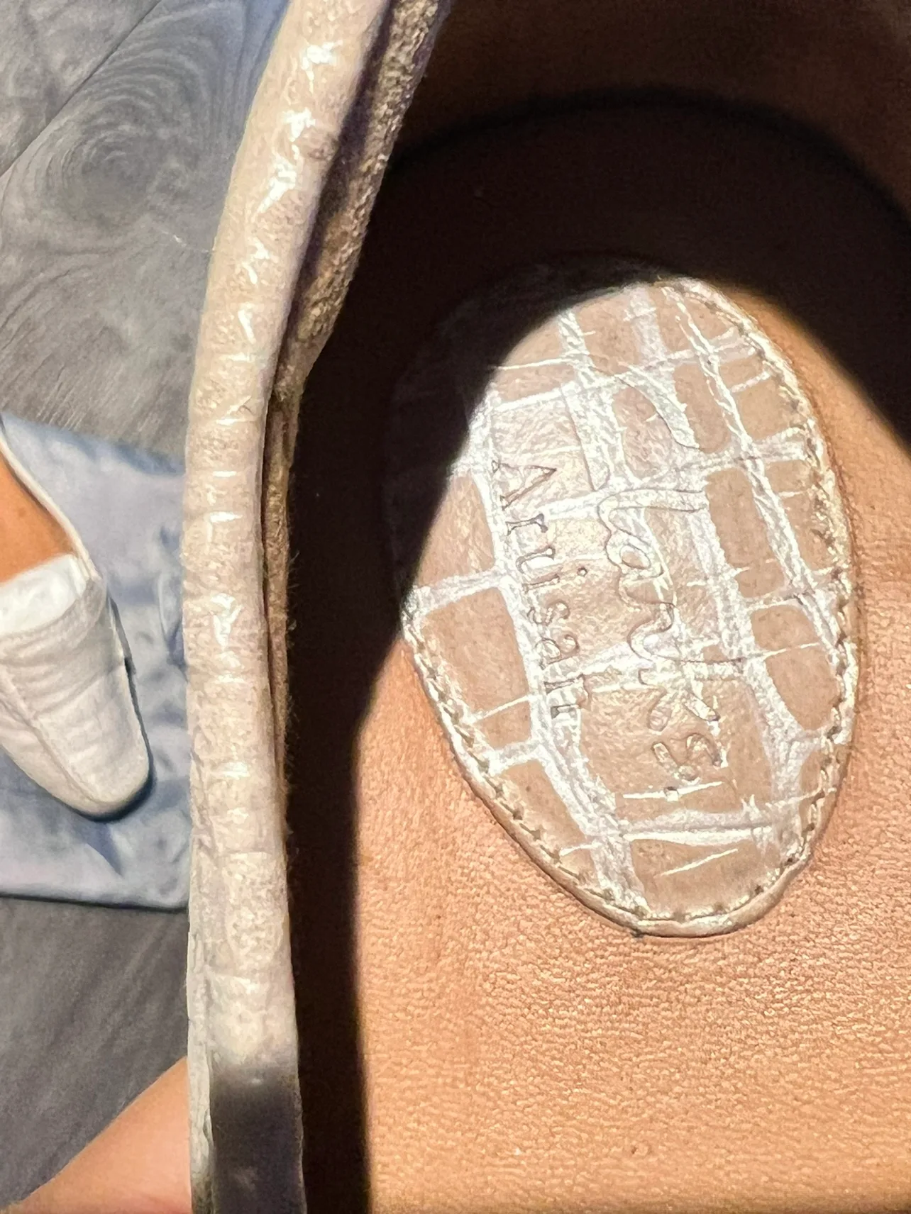 Clarks Women's White Leather Loafers image indicator(5)