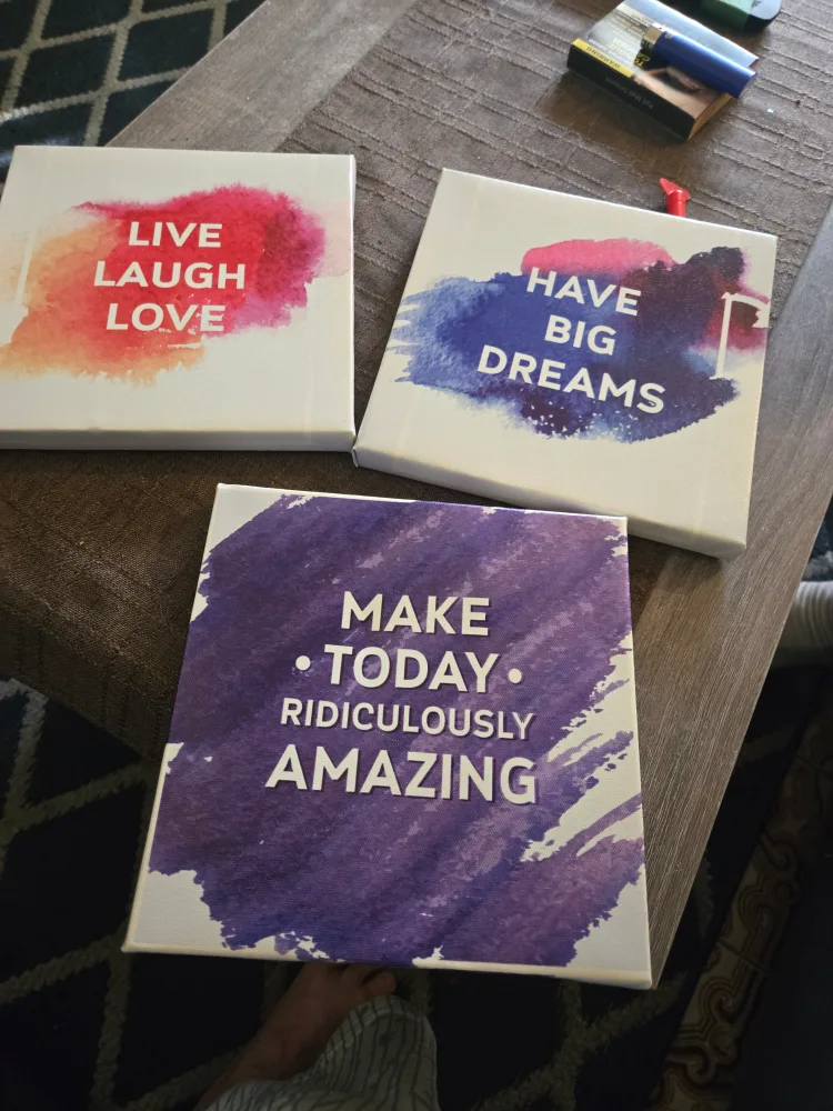 3 Inspirational Canvas Wall Art Prints thumbnail