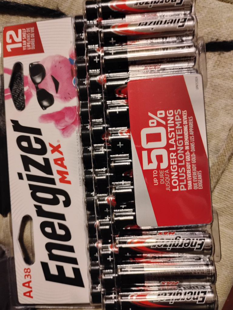 Energizer MAX AA Batteries (38 Pack)