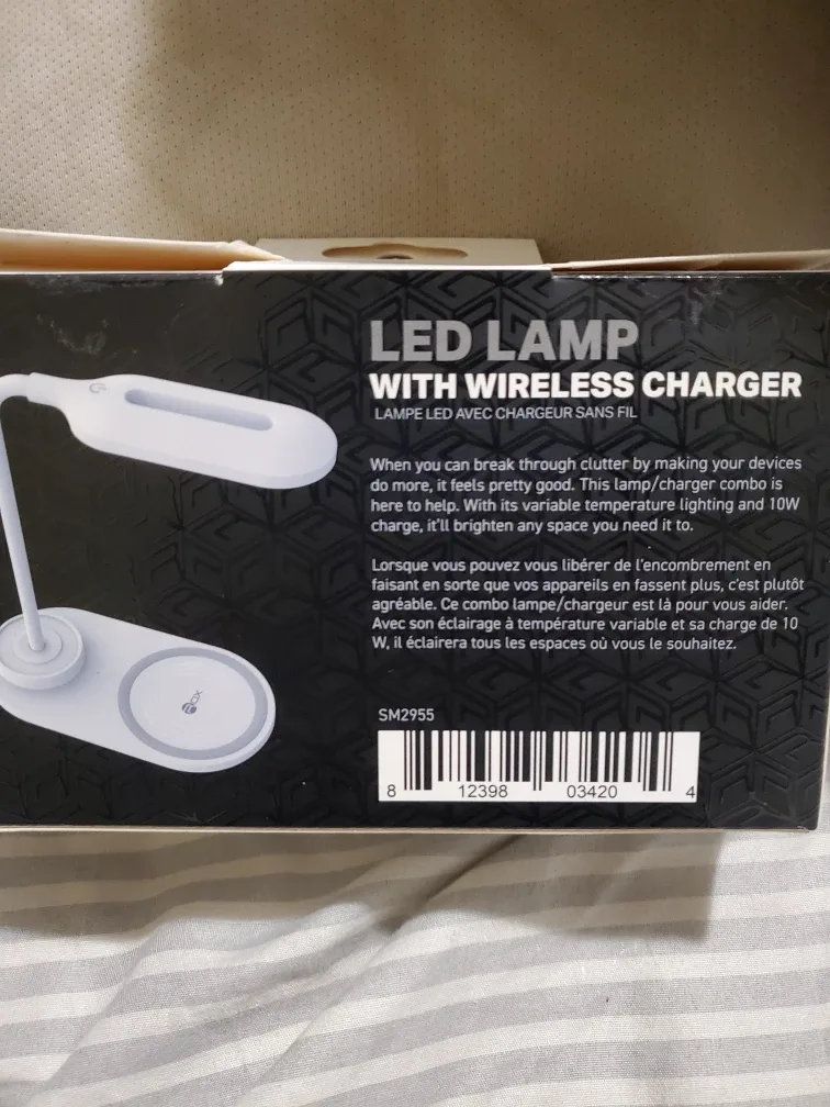 LED Lamp with Wireless Charger image indicator(3)