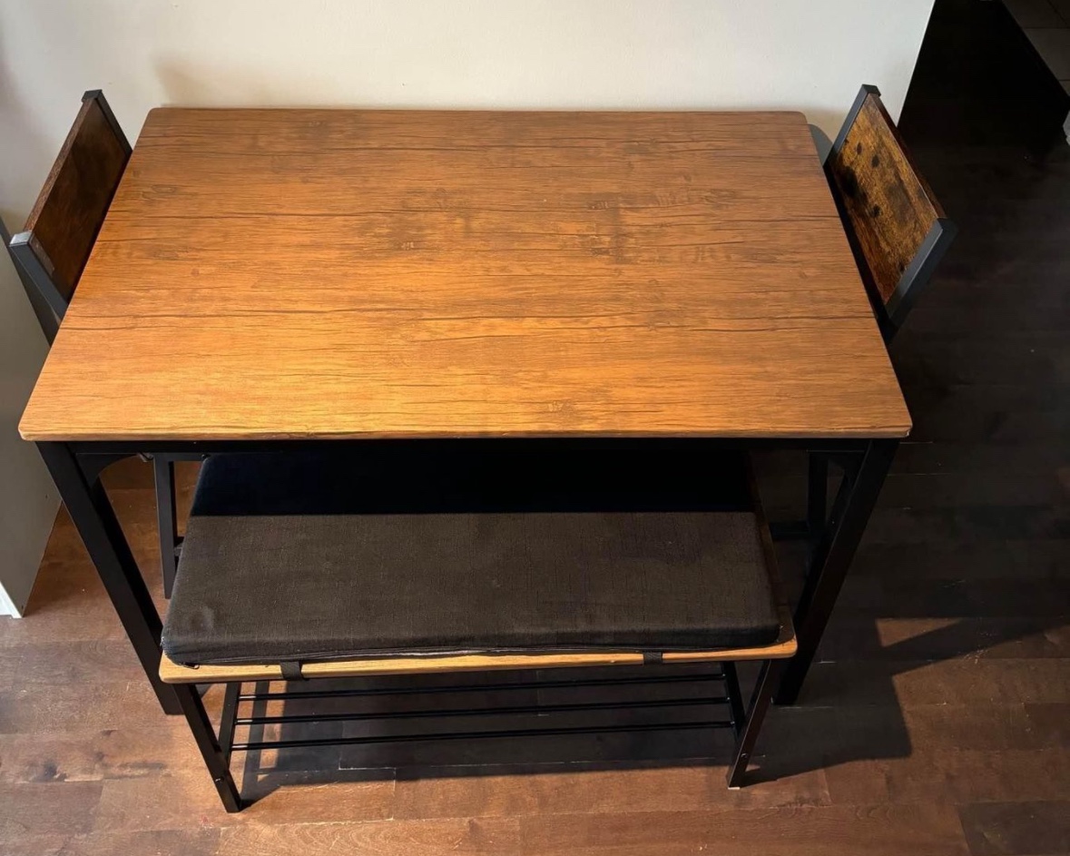 Dining Table Set with Bench & cushions - photo 2